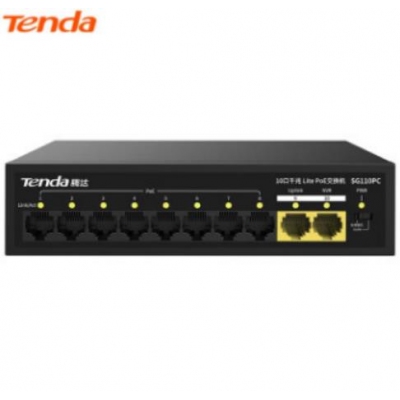 騰達(dá)8口POE交換機(jī)S110PC